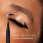 Caneta Delineadora Preta Line My Eyes 1,2ml - Océane Edition